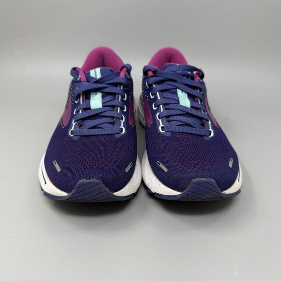 Brooks Running Shoes Adrenaline GTS 22 Navy Blue Pink Women's Size 6.5 B - Picture 5 of 8